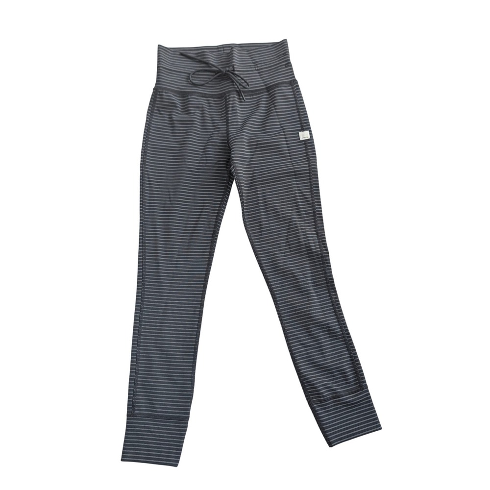 Vuori Daily Stripe Leggings VW4013 Performance Leggings Black Small